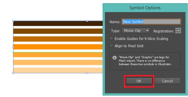 Symbol Options - Illustrator 3D Revolve Options