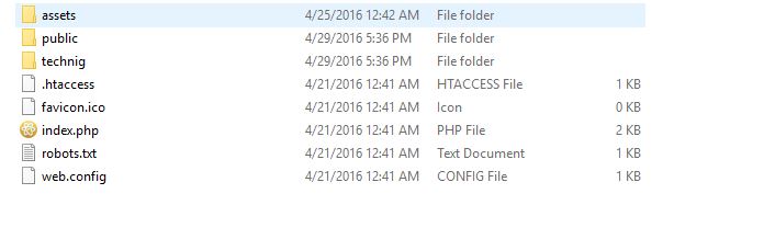 change laravel 5 public folder