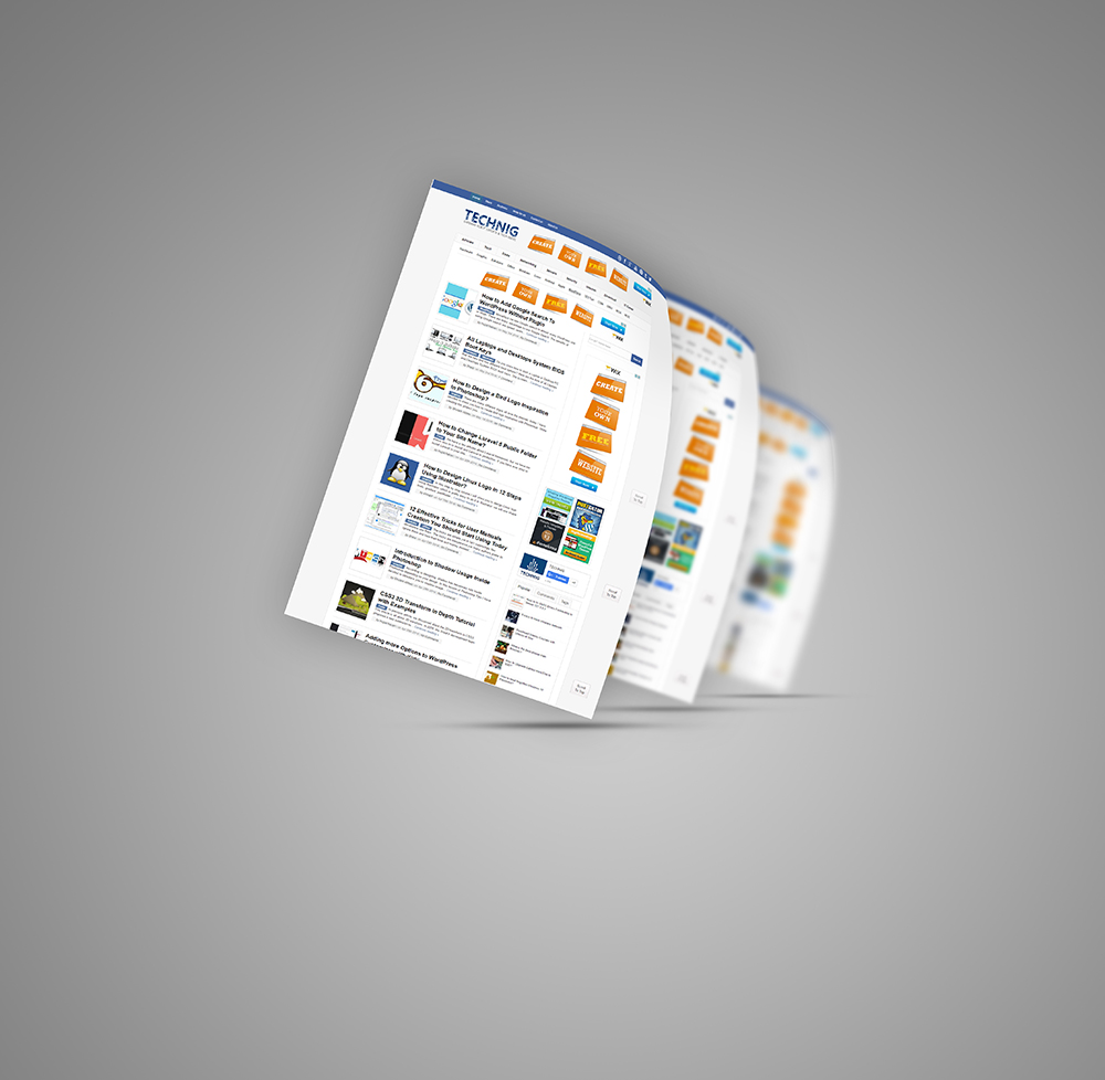 Create Flyer Mock up In Photoshop - Technig