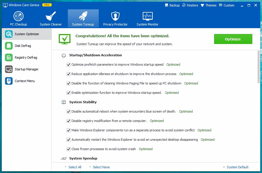 Windows Care Genius - System Optimizer