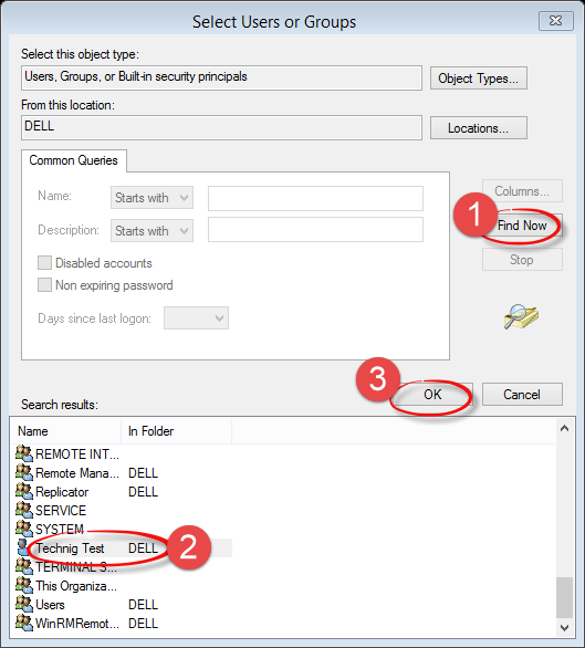 User Selection