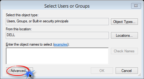 User selection