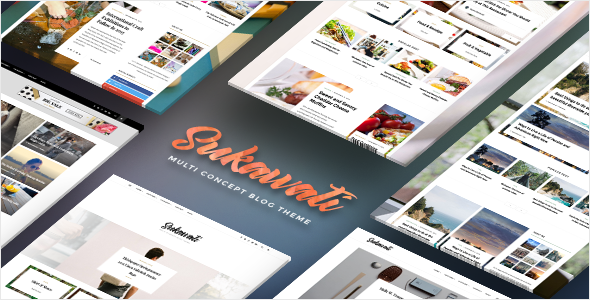 Sukawati - MultiConcept WordPress Blog Theme