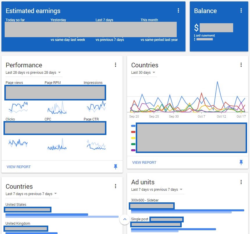 Google Adsense New Features Home Page Features