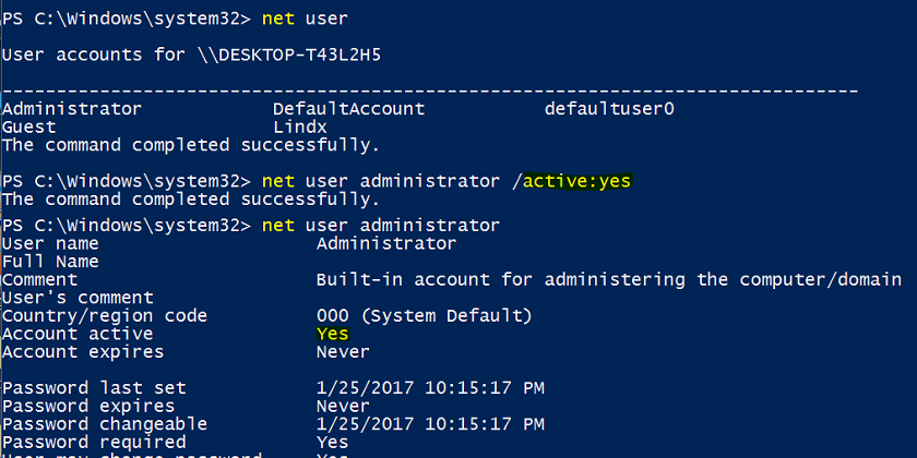 How to Enable Administrator Account In Windows 10