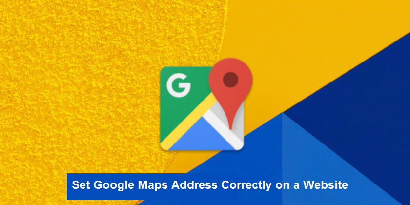 Set Google Maps Address Correctly in a Website