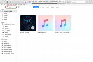 iTunes - Select Music