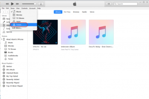 iTunes - Select Tones