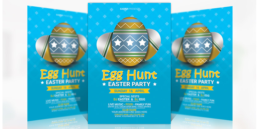 Design Easter Event Flyer Using Photoshop - Technig