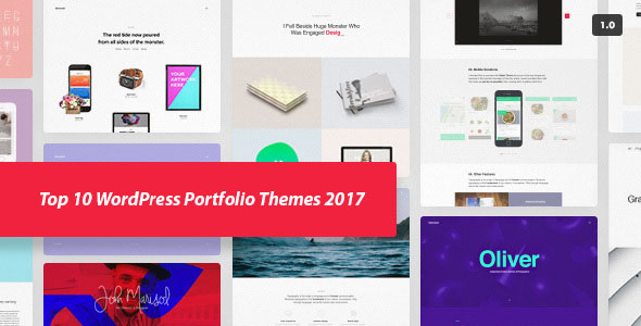 Top 10 WordPress Portfolio Themes 2017