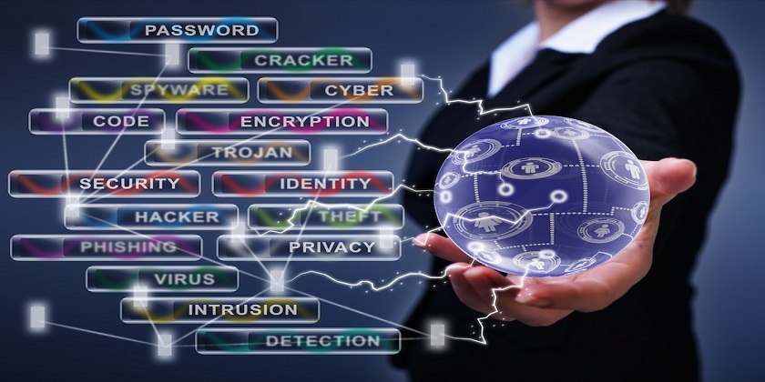 Social networking, internet and cyber security concept