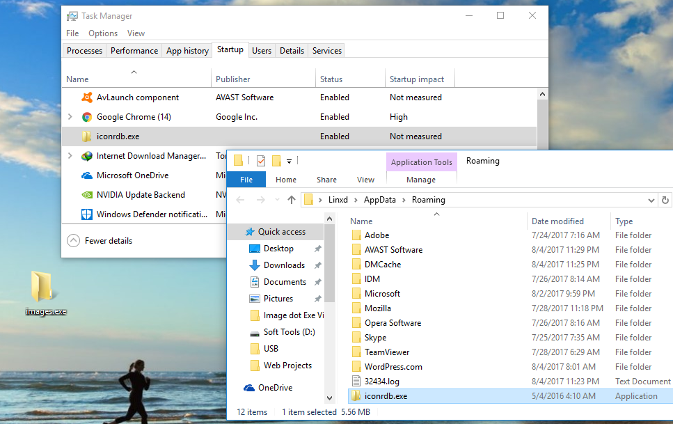 Virus Startup File Location In Windows 10