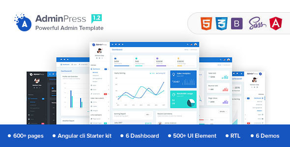 10 Best Premium HTML 5 Admin Templates - Technig