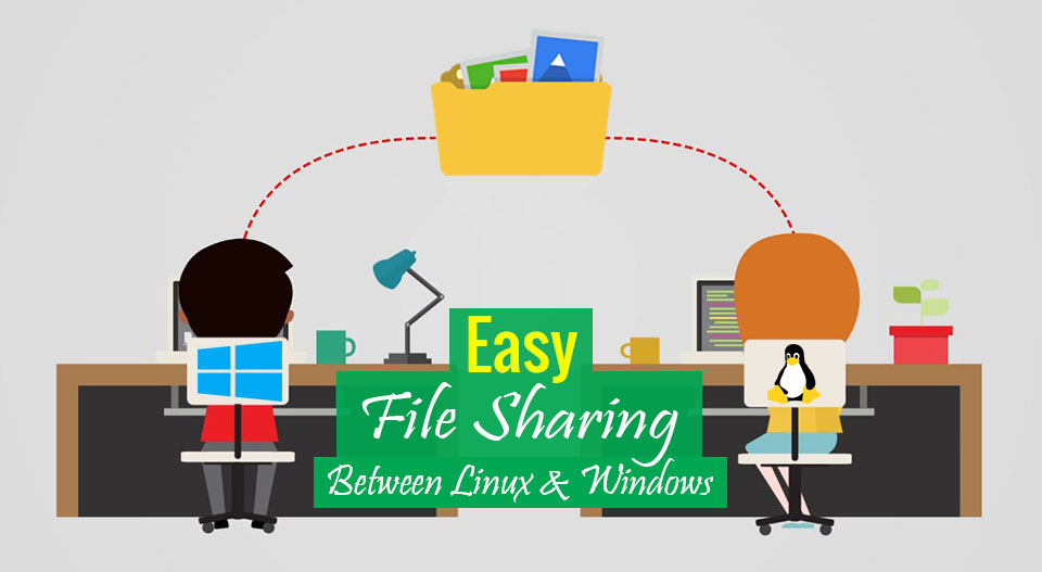Easy File Sharing between Linux and Windows 10 - Technig
