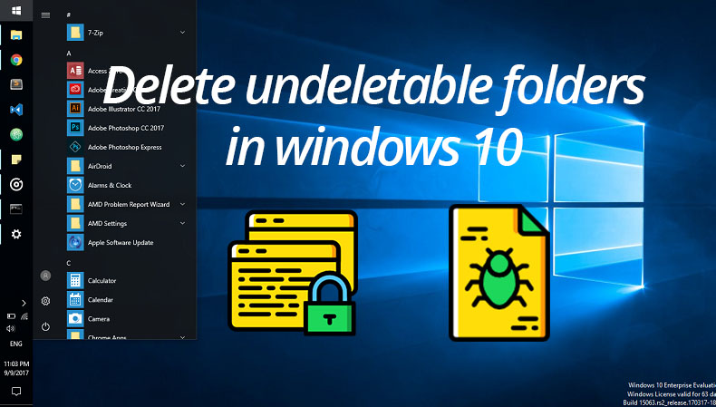 How to Delete Undeletable Folder in Windows 10