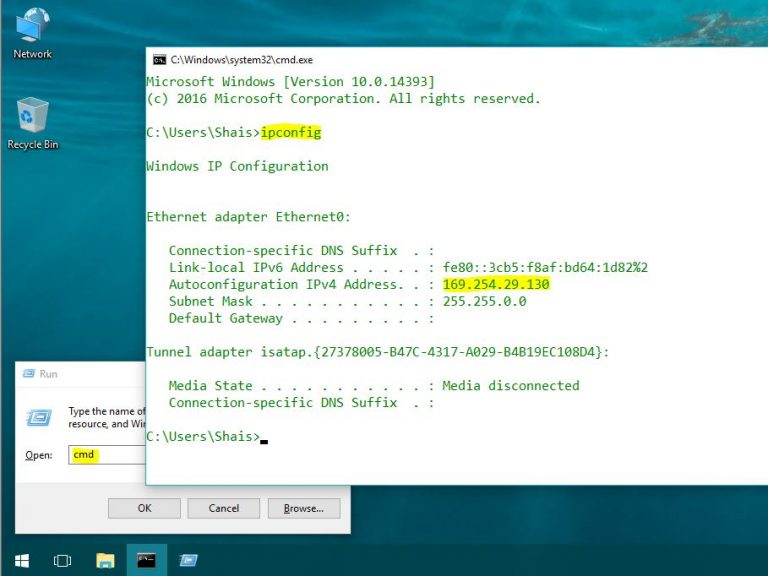 how to configure 2 ip address in windows 10