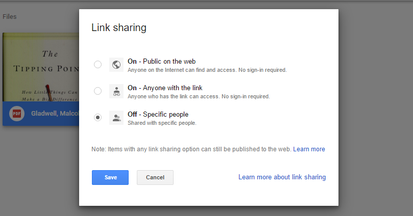 Google Drive Secure File Link Sharing - Technig