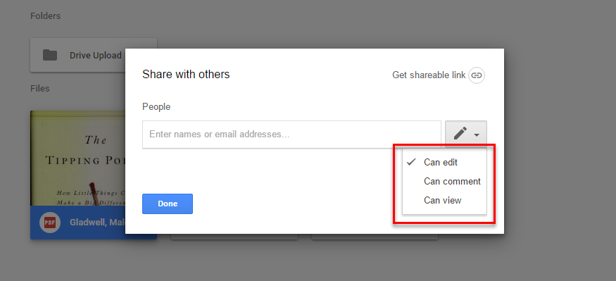 Google Drive File Sharing Permissions - Technig