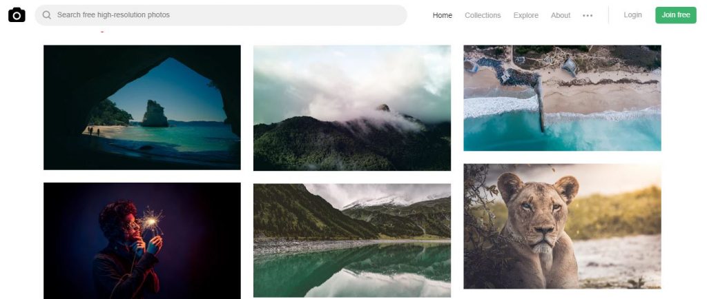 Free stock photo websites for commercial use - Unsplash