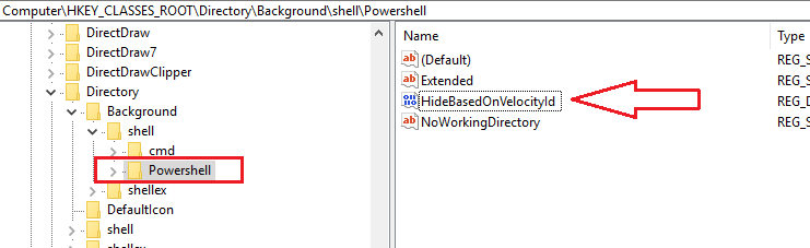 Remove PowerShell for Windows 10 right-click - Technig