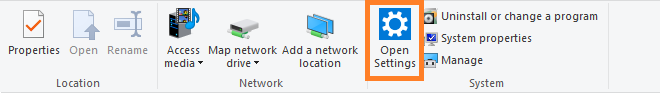 12 ways to open settings App in windows 10- Using File Explorer