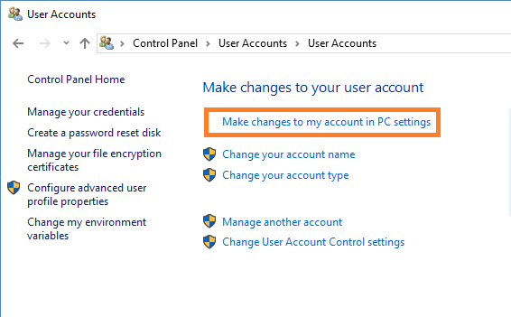 12 ways to open settings App in windows 10- Using Control Panel