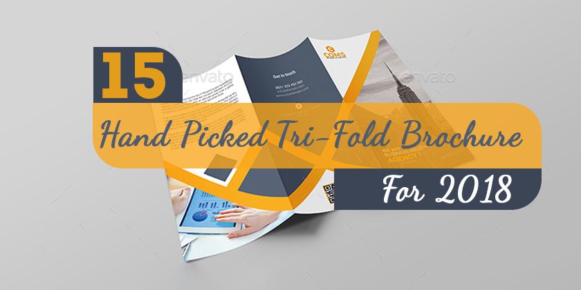 15 Hand Picked Business Tri-Fold Brochure Template For 2018 - Technig