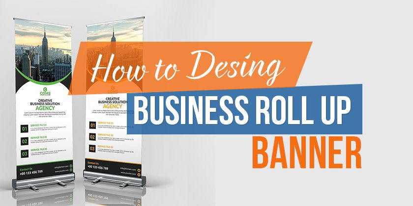 Create Business Roll Up Banner in Photoshop - Technig