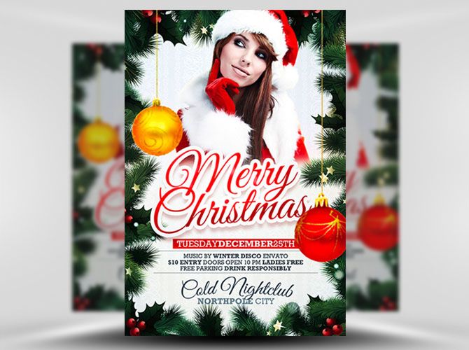 10 Best Free Christmas Party Flyer Template for 2017 Technig