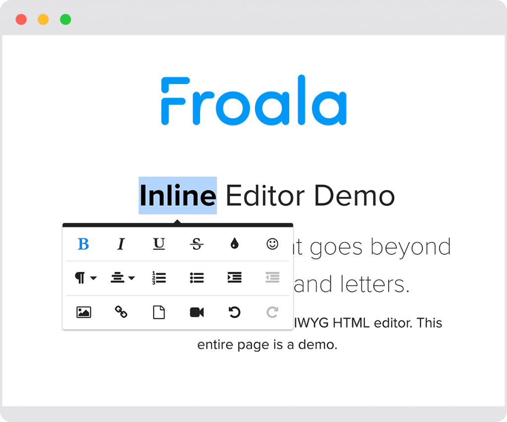 Froala Editor Preview