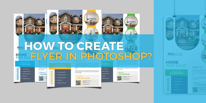 How to Create Real Estate Flyer Design in Photoshop - Technig