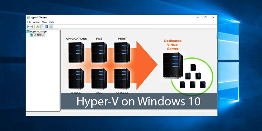 Hyper-V on Windows 10 for Server Virtualization and Cloud Computing Network Practicing - Technig