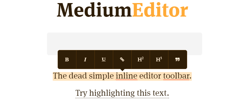 MediumEditor Preview