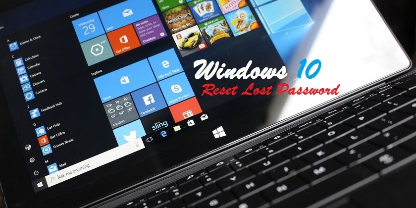 Reset Lost Windows 10 Password with Command Line - Technig