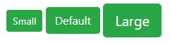 Bootstrap 4 button Sizes