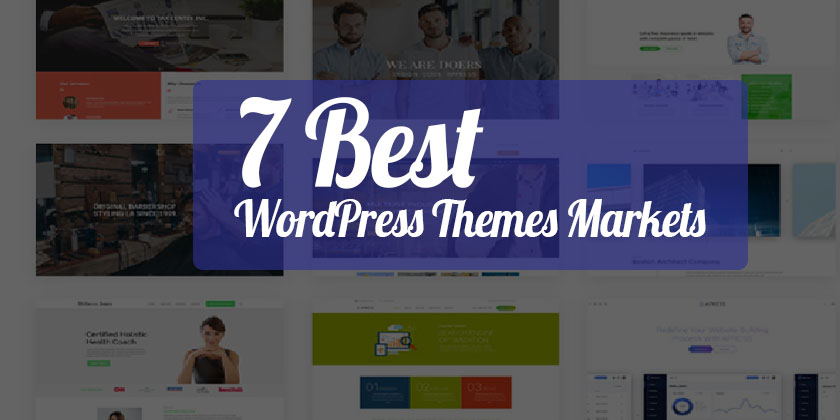 7 Best WordPress Themes Markets - technig