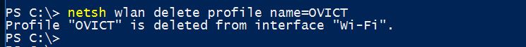Forget WiFi Network Profile with Command in Windows 10 - Technig