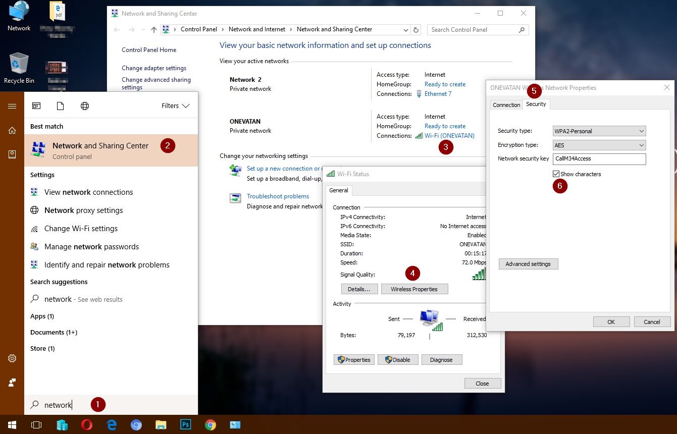 How to Find Windows 10 WiFi Password - Technig