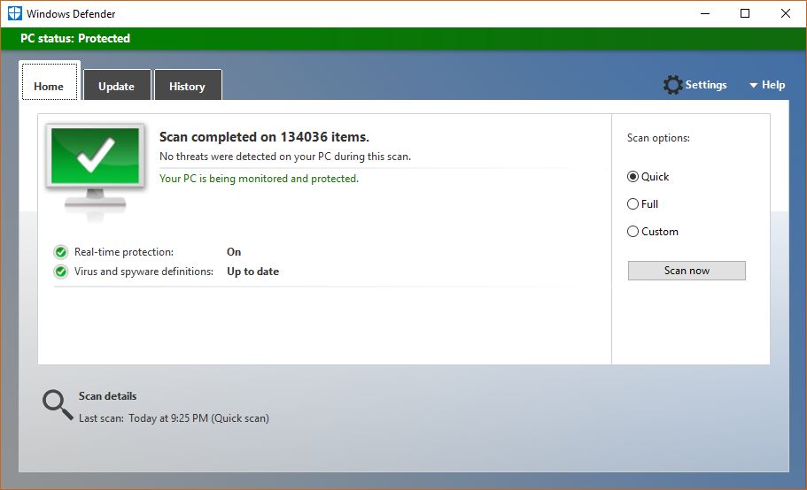 Windows Defender - Technig