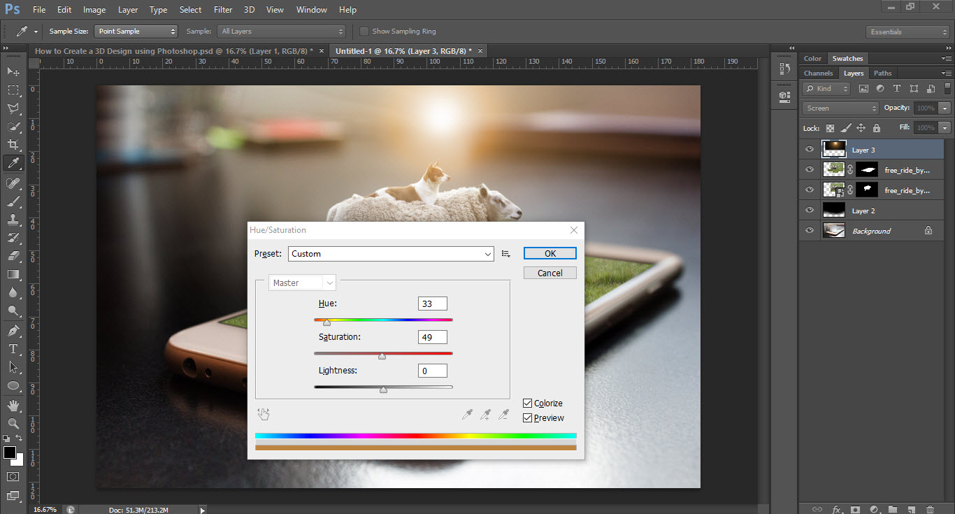 Create Manipulation 3D with Photoshop
