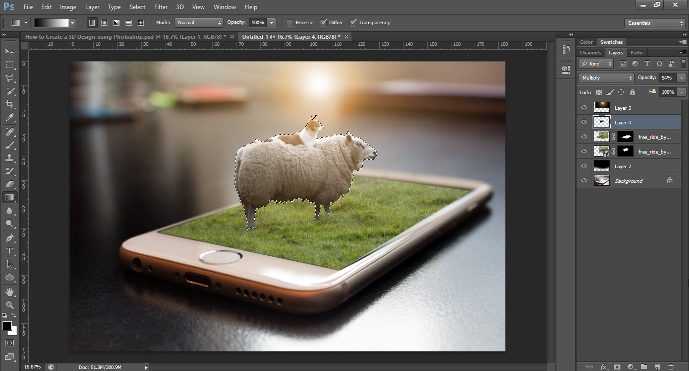 Create Manipulation 3D with Photoshop