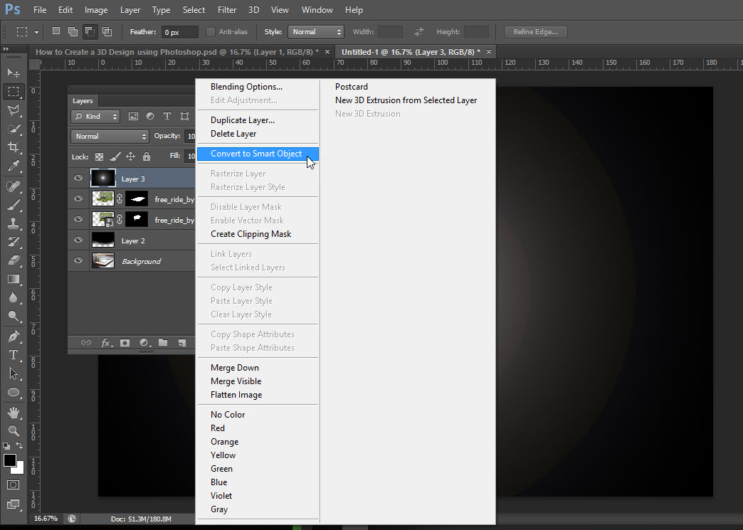 Create Manipulation 3D with Photoshop