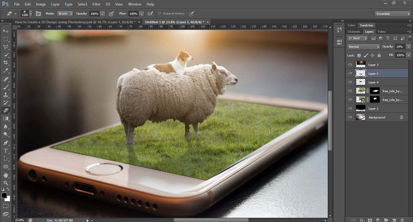 Create Manipulation 3D with Photoshop