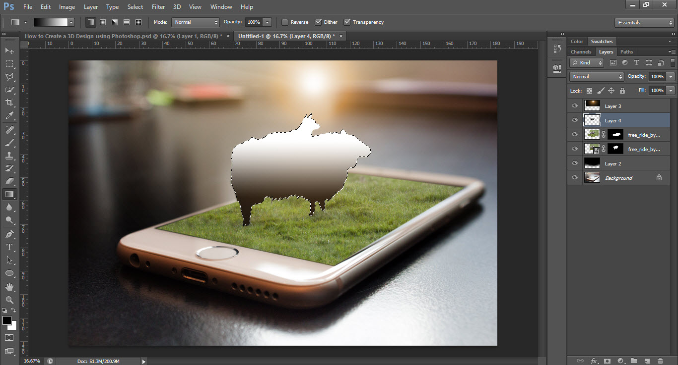 Create Manipulation 3D with Photoshop