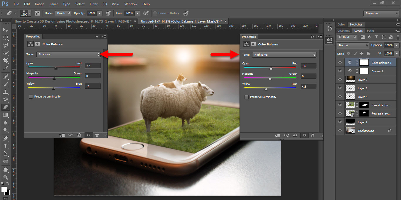 Create Manipulation 3D with Photoshop