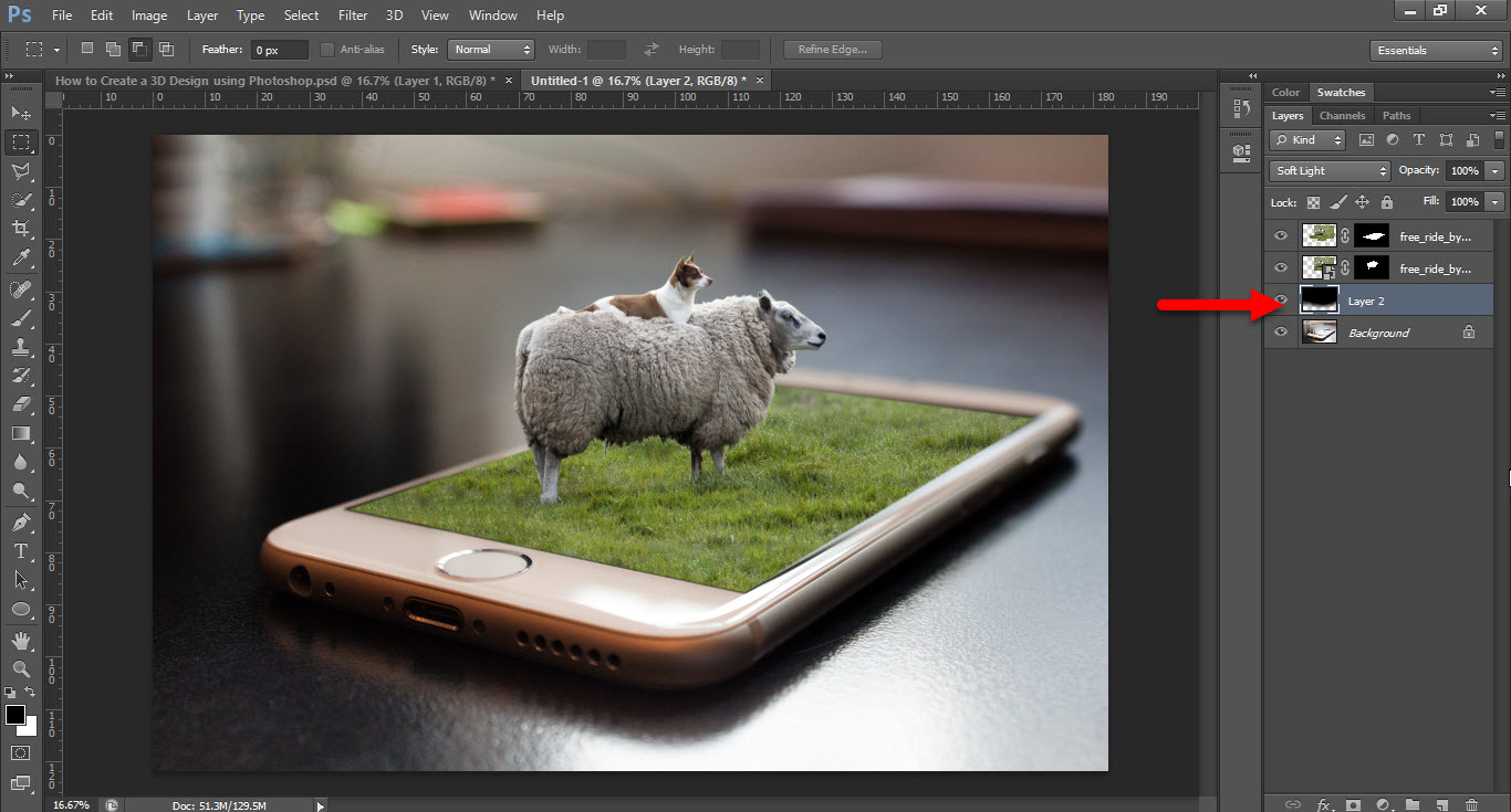 Create Manipulation 3D with Photoshop
