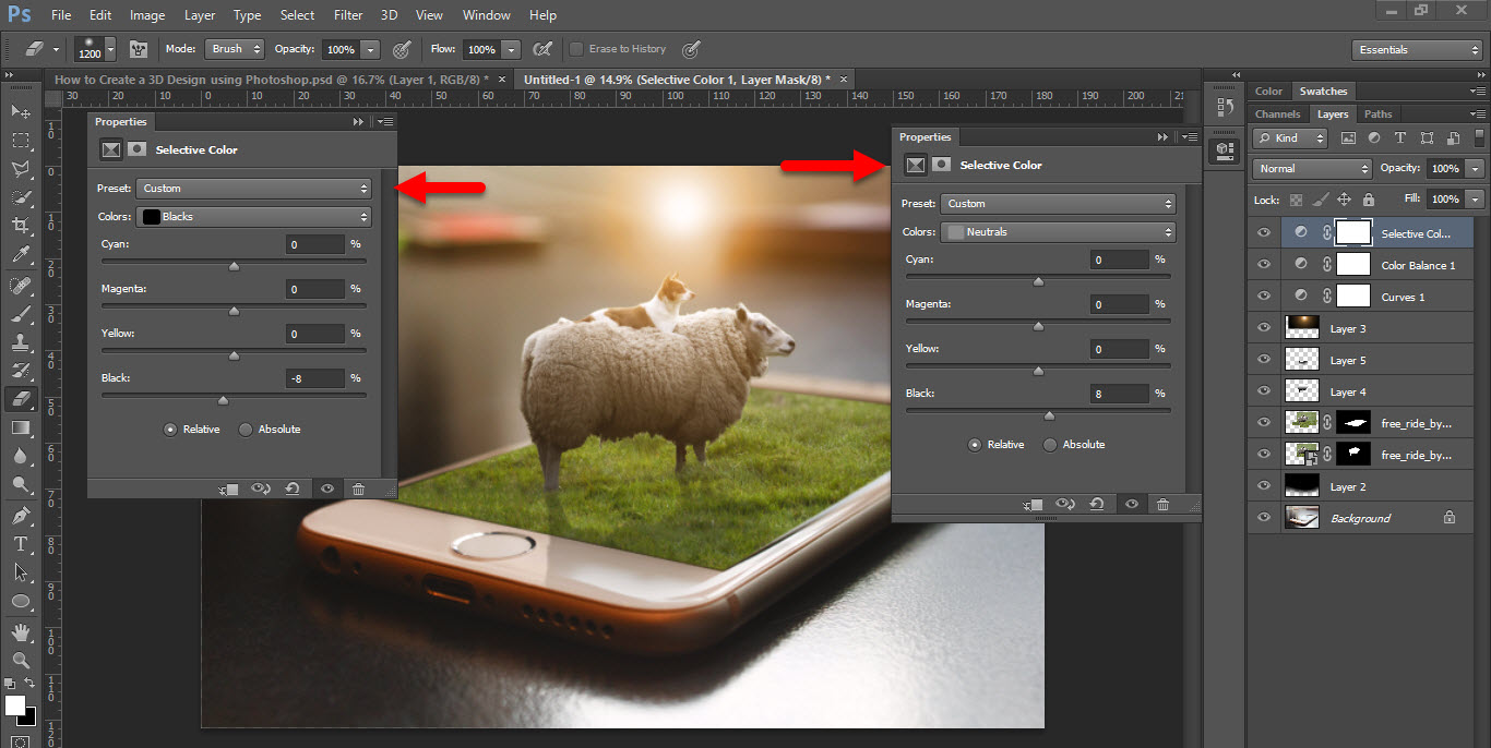 Create Manipulation 3D with Photoshop