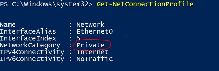 Change Private to Public Network In Windows 10