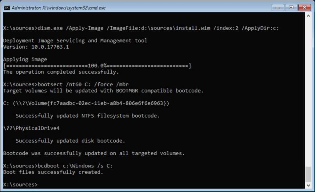 Edit Windows Server Boot Manager