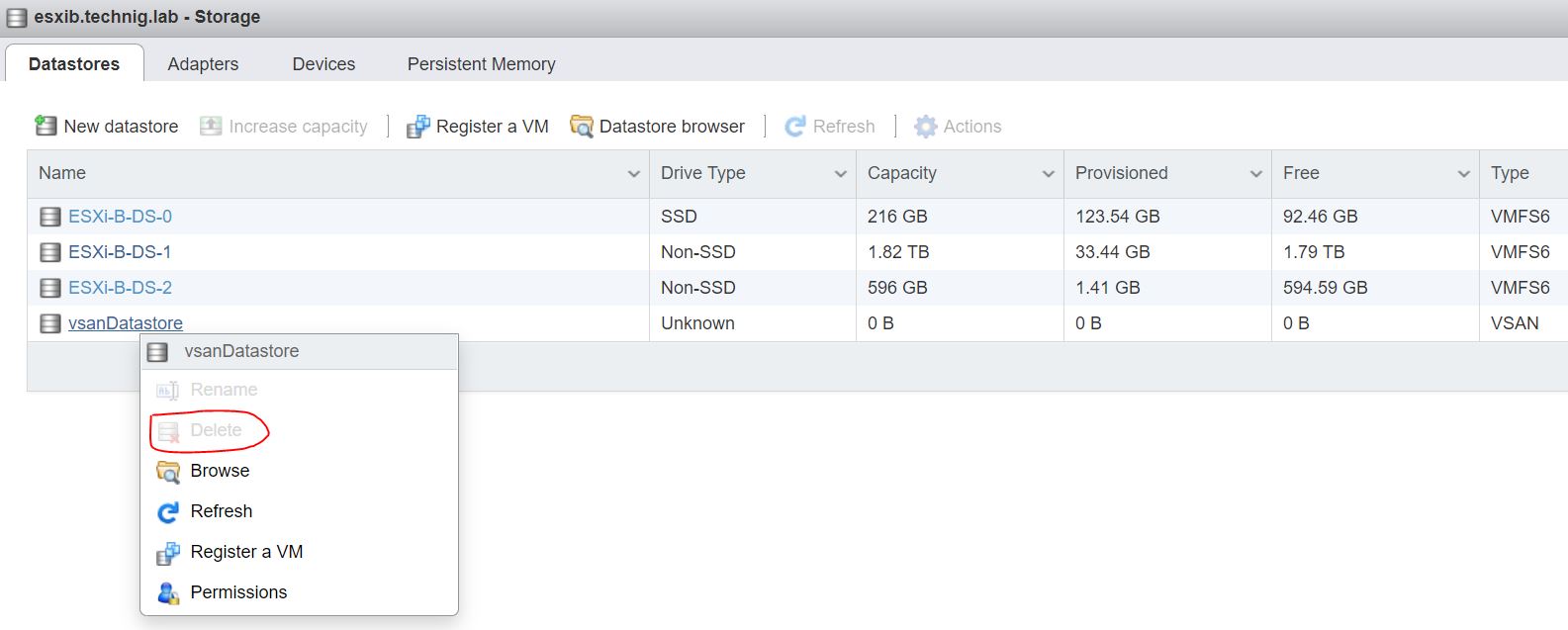 How to Delete vSAN Datastore - vCenter 7